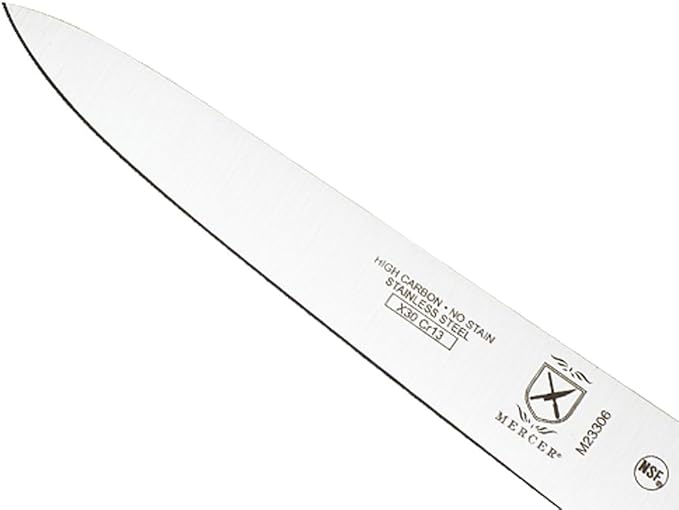 Mercer Culinary M23306 Millennia Black Handle, 6-Inch, Utility Knife
