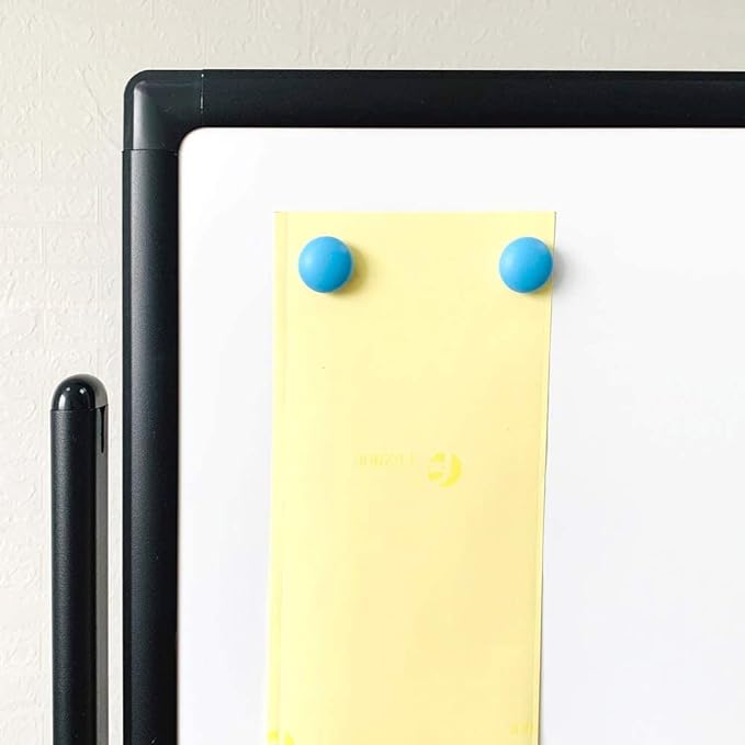 Mobile Dry Erase Board, 32 x 48 Inches, Double Sided, Rolling White Board with Casters Stand-Black(8012…