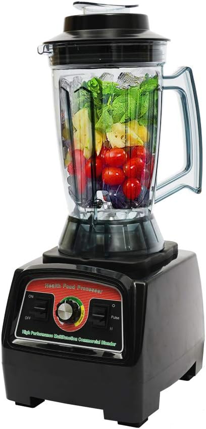 Professional Smoothie Blender, 2800W Commercial Blender for Smoothies, Shakes, Frozen Drinks and Food Blending, Adjustable Speed Blenders for Kitchen with 132-oz Pitcher