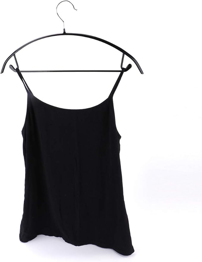 Tosnail 20-Pack Non-Slip Sweater and Pants Hangers, Dimple and Crease Free Hanger for Suit Coat, Shirt, Closet Organizer, Black