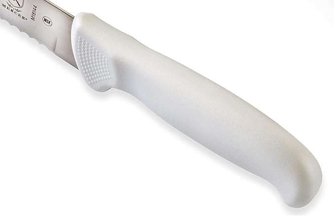 Mercer Culinary Ultimate White 12" Wavy Edge Slicer Knife