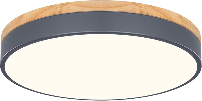 15.7" Minimalist Style Flush Mount Dimmable Ceiling LED Lightning Fixtures Close to Ceiling Easy Install for Bedroom Bathroom Laundry Room Porch Kitchen