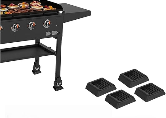 Grill Levelers，Leveling Shims Kit, Grill Leveling kit, 1/4" Griddle Leveling Shims Kit，Easy to Level, Keep The Flat Top Grill Level and Stable(4PCS)