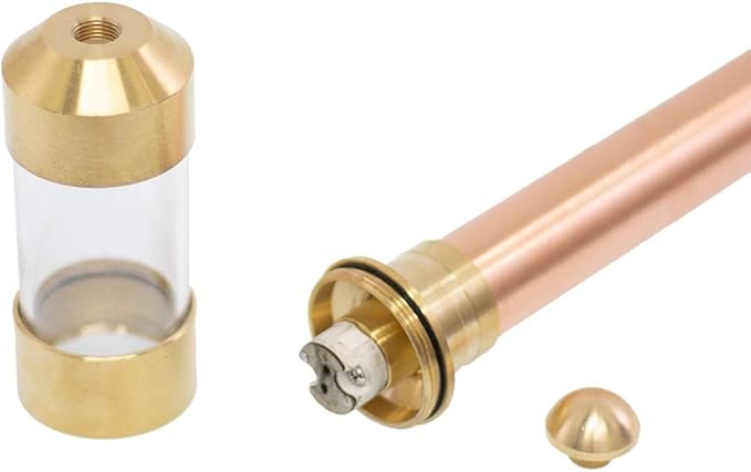 VOLT Max Spread 12V Solid Copper Path Light (25" Tall, 9" Shade) with 3W 2700K Warm White G4 LED Bulb for Low Voltage Landscape Lighting on Outdoor Pathway, Walkway, Garden, Driveway or Patio