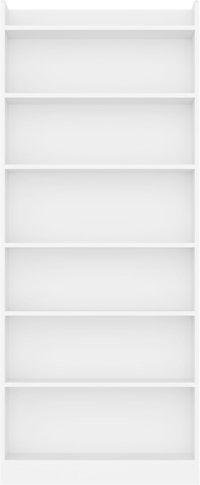 Yaheetech 7-Tier Open Bookcase and Bookshelf, Modern Simple Floor Standing Display Storage Shelves with Top Open Compartment for Home Office, Living Room, Bed Room - White