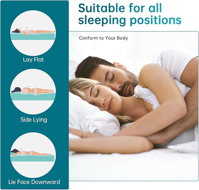 FDW 14 inch Gel Memory Foam Mattress Medium Firm Mattresses for Cool Sleep Relieving No Fiberglass CertiPUR-US Certified Mattress in a Box,Twin