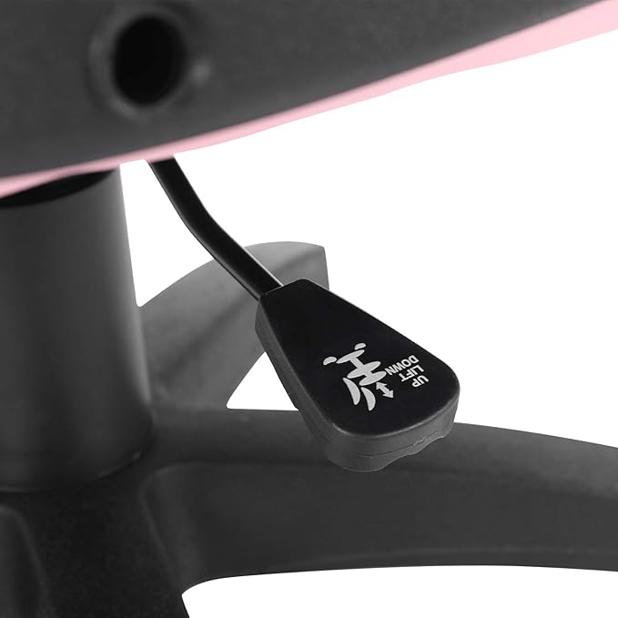 Modern-Depo Gaming Chair for Teenagers Juniors, High Back Ergonomic Swivel Racing Computer Chair, Height Adjustable Student Gaming Chair, Pink