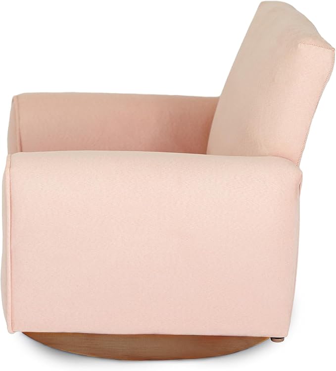 Kid Rocking Chair for Toddlers, Child Chair for Little Kids, Upholstered Toddler Armchair for Children, Comfy and Cute Little Kid Chairs (Rockers, Blush)