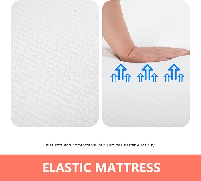 FDW 5 Inch Gel Memory Foam Mattress Medium-Firm Mattress for Pressure Relief & Cooler Sleep Mattress for Kid Adults CertiPUR-US Certified Mattress in a Box, Full