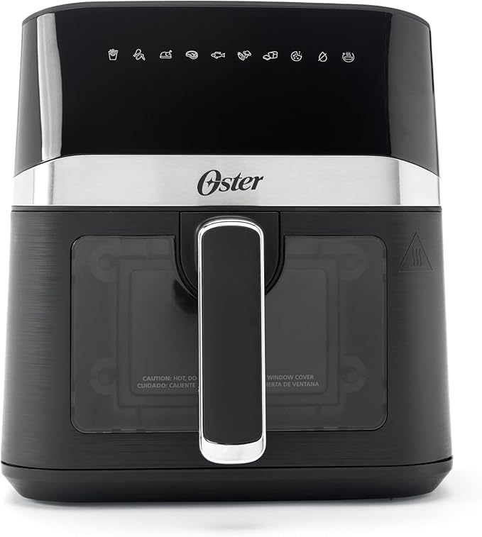 Oster Air Fryer 4 Quart Digital Air Fryer Medium with Window