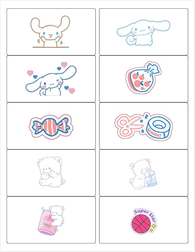 2"x4" Shipping Address Labels, 10-UP Blank Mailing Labels, White Self-Adhesive Customized Stickers for Inkjet and Laser Printer [200 Sheet, 2000 Labels]