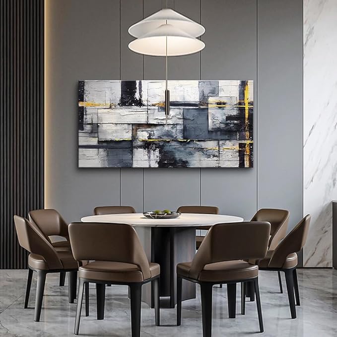 hyidecorart Modern Minimalism Abstract Wall Paintings Wall Art For Living Room Canvas Wall Decor For Office Bedroom Wall Decoration Wall Pictures Artwork Prints Home Decor Ready to Hang Mural 40x20