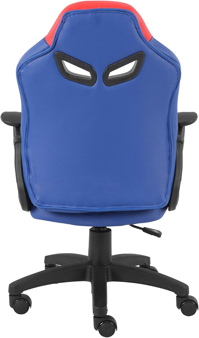 Modern-Depo Gaming Chair for Teenagers Juniors, High Back Ergonomic Swivel Racing Computer Chair, Height Adjustable Students Computer Chair, Blue