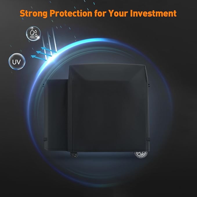 Heavy Duty 600D Polyester Cover Compatible with Pit Boss Competition Series 1600 PB1600CS , Titan Wood Pellet Grill, Pro Series 1600 Elite Grill,Navigator 1600 Wood Pellet Grill without Smoke Stack