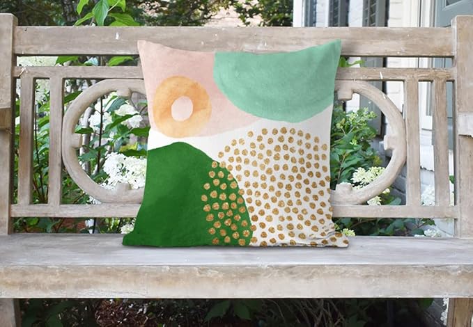 Jartinle Boho Pillow Covers Set of 4 Mid Century Modern Decor Throw Pillows Abstract Geometric Minimalist Pillow Cases for Couch Sofa Home Decorations