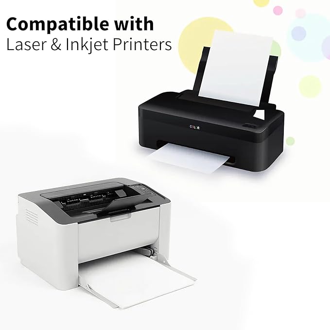 BESTEASY 3-1/3 X 4 Inches Shipping Address Labels, Thermal Sticker Labels, 6 up Self Adhesive Sticker for Laser and Inkjet Printer, 500 Sheets 3000 Labels