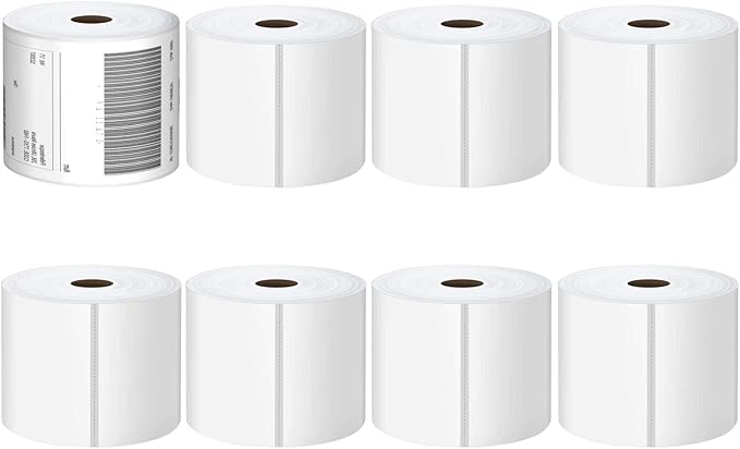 Direct Thermal Labels 4x6-450 Labels/Roll, Thermal Shipping Labels for Zebra 2844 ZP-450 ZP-500 ZP-505,8 Rolls,3600 Labels(NOT for DYMO)