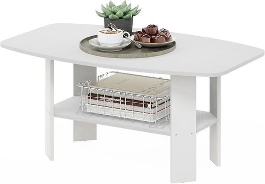Furinno Simple Design, Coffee Table, White