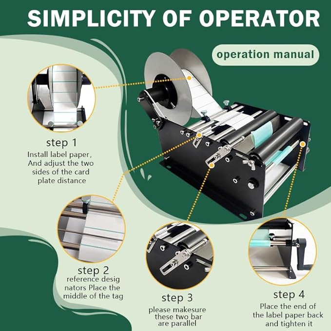 Manual Round Bottle Labeling Machine Beer Cans Wine Adhesive Sticker Labeler Label Dispenser Machine Packing Machine