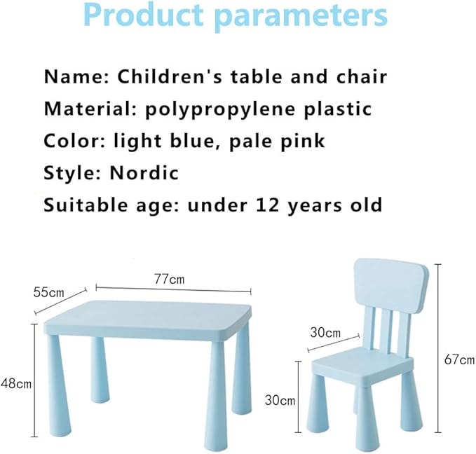 Soerreo Children's Chair Kindergarten Baby Learning Chair Plastic Game Chair Removable