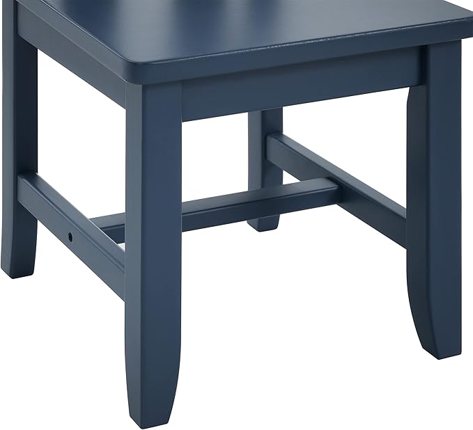 MUSEHOMEINC Kids Wooden Chair for Toddlers, Toddler Chair for Playing or Activity, Set of 2, Activity Chair for Children/Kids Wooden Chair/Preschool Furniture/Gift for Boys Girls. (Blue, Chair)