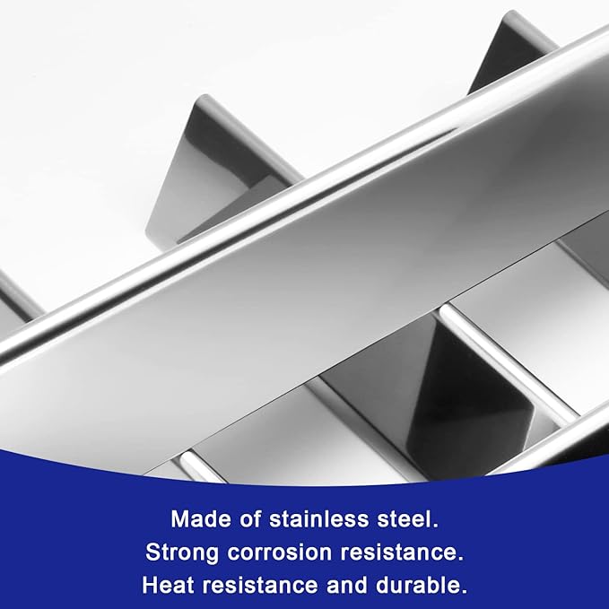 GGC 24.5" Flavorizer Bars for Weber 7539 Genesis 300 310 E310 320 Grills with Side-Controls, 5 PCS Stainless Steel Flavor Bars for Weber 7540 (24.5" L x 2.2" W x 2.3" H)