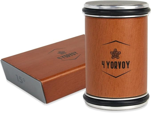 4 YORVOY Rolling Knife Sharpener Kit- Best Knife Sharpener Tool with 15 & 20 Degree Knife Sharpening Angle- Diamond and Ceramic Discs for Sharper Kitchen Knives- Best Gift for Cooking Enthusiasts