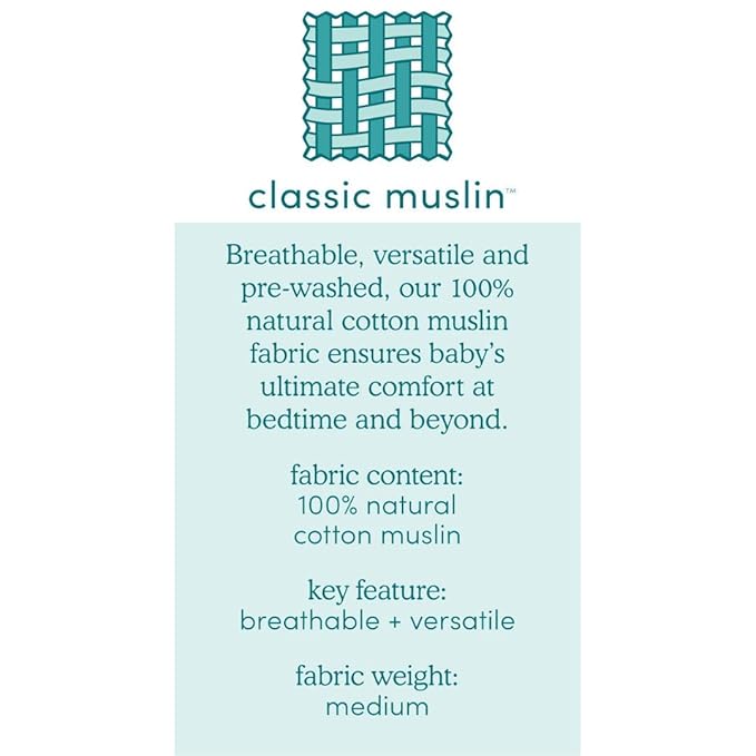 aden + anais 100% Cotton Muslin Baby Blanket Crib Bedding for Newborn Baby and Toddler, Nursery Blanket for Boys and Girls, Baby Registry and Shower Gift - Rising Star