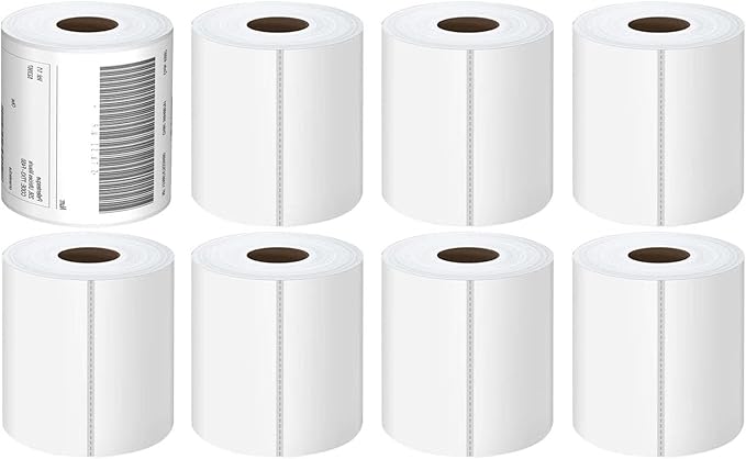 4x6 Thermal Labels - 2000 Labels, Industrial, Direct Thermal, Perforated, Postage, Shipping, Compatible with Zebra, MUNBYN, Polono, USPS, UPS, FedEx, DHL, Amazon, eBay & PAYPAL