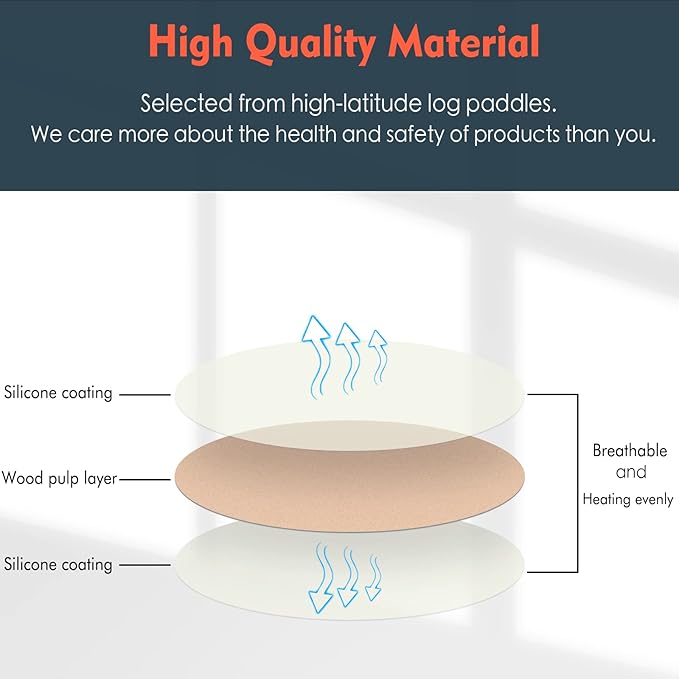 [3-Size] Air Fryer Disposable Paper Liner Compatible with COSORI AirFryers Toaster Oven, Non-stick AirFryer Parchment Paper Baking Accessories (50Pcs - 9.1 Inch, Fit 6 Qt or above, Natural)