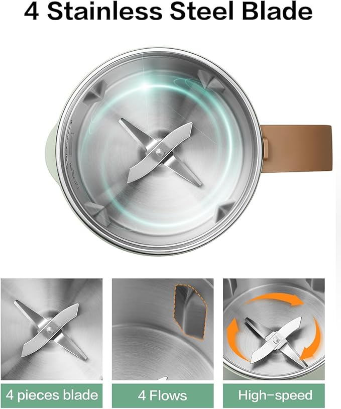 OK MOKKOM Automatic Nut Milk Maker 20 oz Soy Milk Maker, Homemade Almond, Oat, Coconut, Soy, Plant-Based Milk Dairy Free Beverages, Almond Milk Maker with Delay Start/Boild Water/Self Clean - White