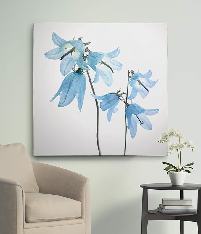 Wexford Home Gorgeous Blue IV -Gallery Wrapped Canvas Art Print, 16X16,