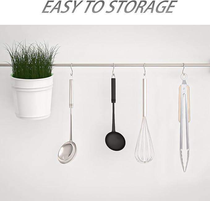 Stainless Steel Kitchen Tongs with Oak Wood Handle - Heat Resistant, Heavy Duty Locking Tongs for Cooking, BBQ, Salad, and Serving - Set of 2 (9" and 12") - Dishwasher Safe, Food Grade, No Rubber