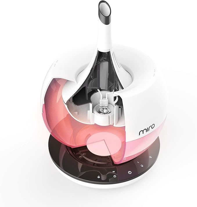 MIRO-NR08M Completely Washable Modular Sanitary Humidifier, Large room, Easy to Clean, Easy to Use, Luma Touch - Premium Cool-Mist Humidifier. Touch Control Colorful LEDs, Powerful humidification