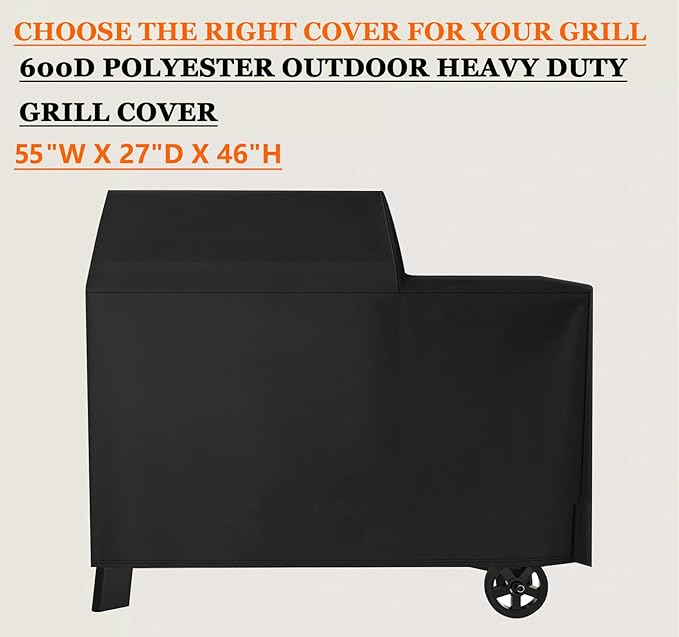 Grill Cover for Traeger Grills BAC761 Woodridge Pellet Grill and Smoker TFB86MLH All Weather 600D Waterproof Grill Cover,Traeger Woodridge Cover