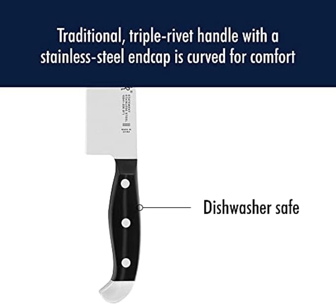 HENCKELS Statement Razor-Sharp 8-inch Chef Knife, German Engineered Informed by 100+ Years of Mastery, Black/Stainless Steel