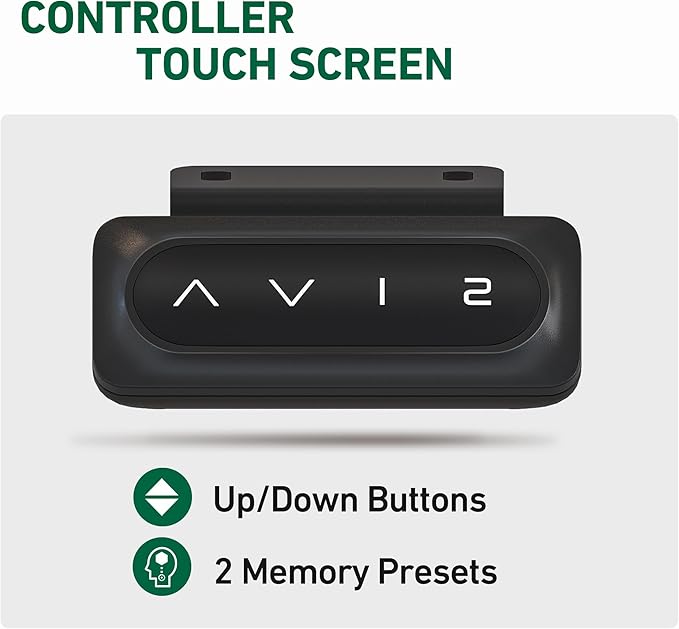 FEZIBO 48 x 24 Inches Standing Desk with Drawer, Adjustable Height Electric Stand up Desk with Storage, Sit Stand Home Office Desk, Ergonomic Computer Desk, Black