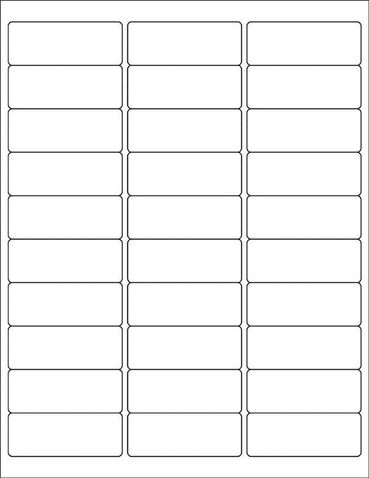 BESTEASY 30-up 500 Sheets 1" X 2-5/8" Address Shipping Labels for Laser and Inkjet Printers, FBA Product Labels (15000 Labels)