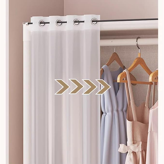 Portable Closet,Portable Closets for Hanging Clothes,Japanese Style Garment Rack Clothing Rack with 2 Drawers,1 Hanging Rods and 2 Storage Shelves,27.5" L x 17.7" W x 65.1" H,Black