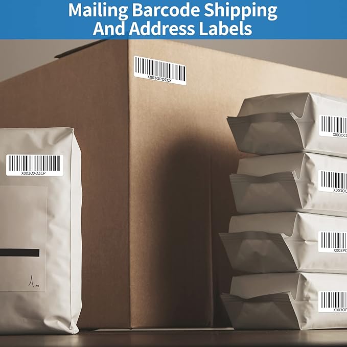 BESTEASY 30-up 500 Sheets 1" X 2-5/8" Address Shipping Labels for Laser and Inkjet Printers, FBA Product Labels (15000 Labels)