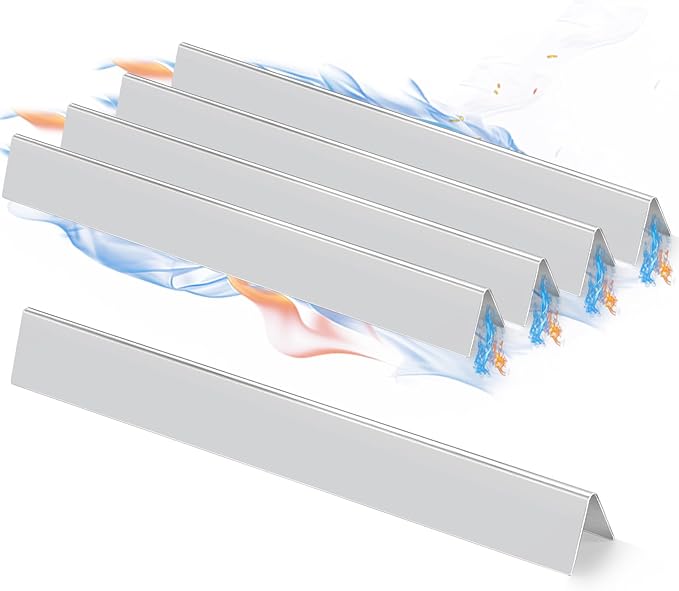 GasSaf 22.5 inch Flavorizer Bars for Weber 7536, Grill Parts for Spirit 300 E310 E320 S310 S320, Spirit 700, Weber 900, Genesis Silver B C, Genesis Gold B C, Grill Flavor Bars for 7537 65903 (5-Pack)