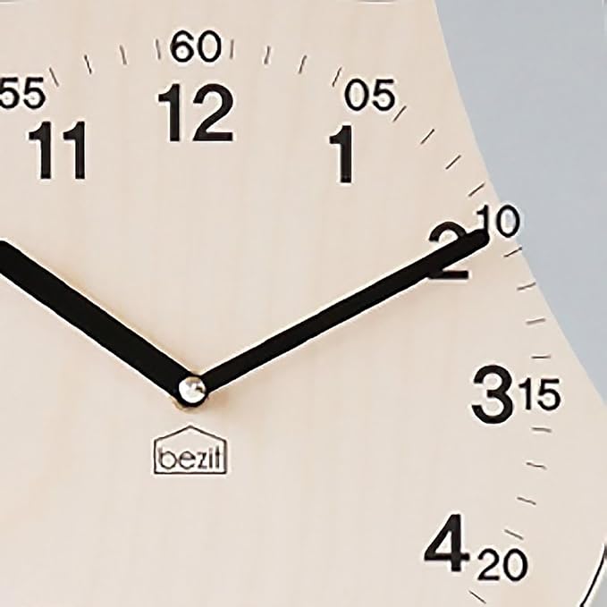 Non-Ticking, Silent 11-Inch Wall Clock – Decorative, Modern, Clean, Cute, Kid-Friendly Design for Indoor, Office, Home, Baby Room (Grey Owl)