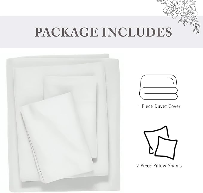 Oversized King Duvet Cover 1000 Thread Count 100% Egyptian Cotton Luxury Hotel Quality Quilt Cover & Pillow Sham - 5 Piece All Season Duvet Cover Set with Zipper Closure, 6 Corner Ties