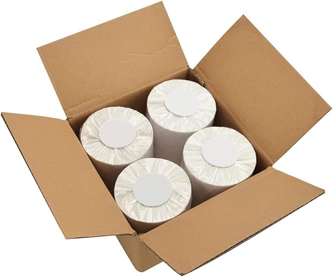 9527 Product 4x6 Direct Thermal Shipping Labels for Zebra 2844 ZP-450 ZP-500 ZP-505,Blank,450 Labels/Roll, 1" Core,Total 6 Rolls