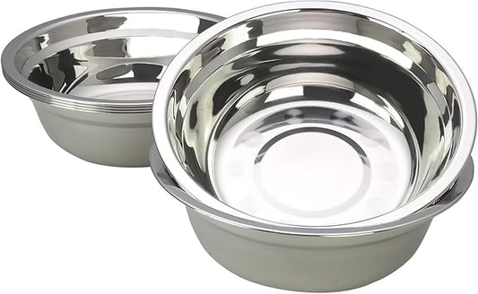 6 Packd Salad Mixing Bowls, Stainless Steel Serving Bowl for Cooking Baking