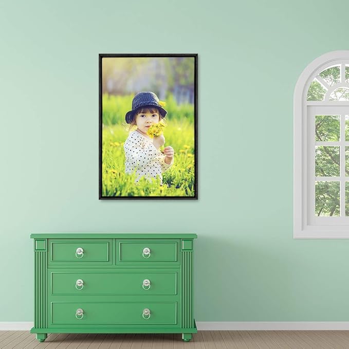 wall26 Framed Custom Canvas Wall Art for Living Room, Bedroom Canvas Prints for Home Decoration Ready to Hang - 24"x36", Black Frame