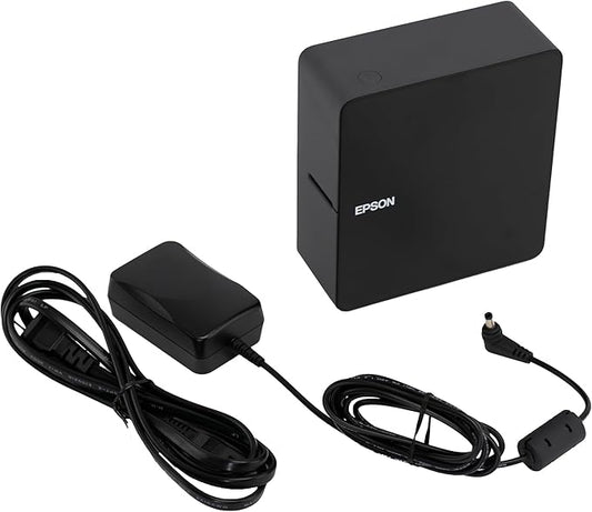 LABELWORKS Epson LW-C610PX-BLK Premium Portable Bluetooth Label Machine Printer with AC Adapter – Create Labels for Crafts and Organization, Designer Tape Supported, App Compatible