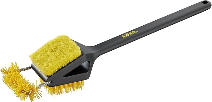 Mr. Bar-B-Q Triple Action Grill Brush Powered by Scrub Daddy