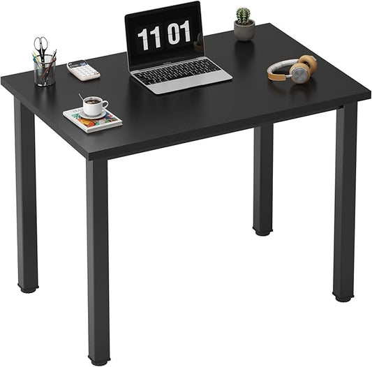 Need Small Computer Desk 31.5 inches Sturdy Writing Table Teens Study Table Laptop Desk for Home Office,Black AC3-8040-CB