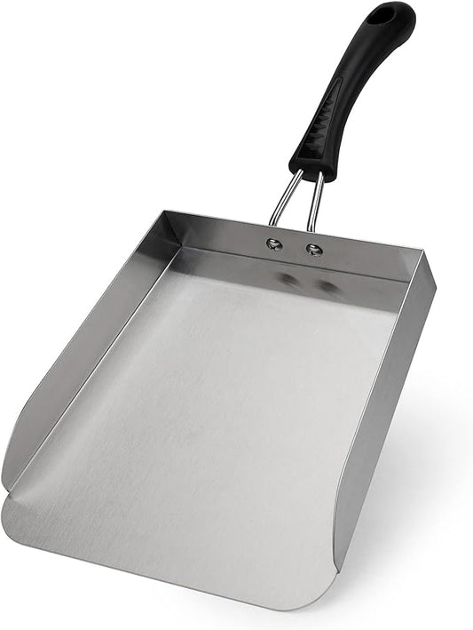 Stanbroil Stainless Steel Griddle Mover Smash Burger Food Shovel Grill Spatula Great for Stir Fry and Move Food, 13"